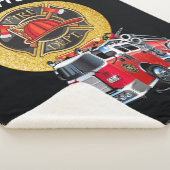 Couverture Sherpa LG Fire Dept enveloppé dans Love Sherpa Blanket (3/4)