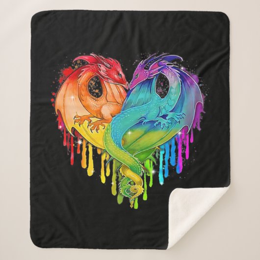 Couverture Sherpa LGBT Dragon (Devant)