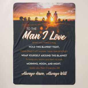 Couverture Sherpa L'homme que j'aime À L'Homme Que J'Aime Que Je T