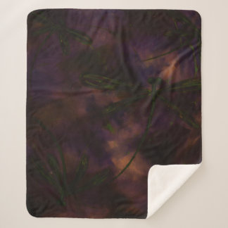 Couverture Sherpa Libellule de nuit sombre feu