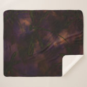 Couverture Sherpa Libellule de nuit sombre feu (Devant (Horizontal))