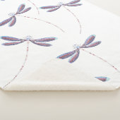 Couverture Sherpa libellules violettes (3/4)