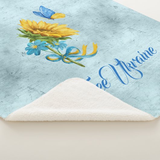 Couverture Sherpa Libérez Ukraine Tournesol & Papillon (3/4)