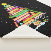 Couverture Sherpa libraire de noël de l'arbre de Noël (3/4)