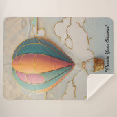 Couverture Sherpa "Libre de vagabonder" (Devant (Horizontal))