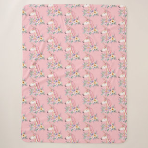Couverture Sherpa Licorne