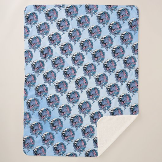 Couverture Sherpa Licorne (Devant)