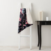 Couverture Sherpa Licorne Rose Dragon Mix (En situation)