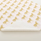 Couverture Sherpa Licornes d'or (3/4)