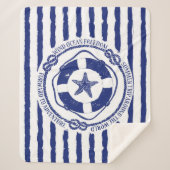 Couverture Sherpa Lifebuoy et étoiles de mer (Devant)