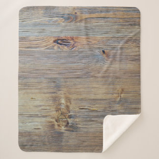 Couverture Sherpa Light wooden texture backgroundabstract, home deco