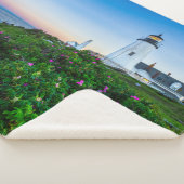 Couverture Sherpa Lighthouses | Point Lighthouse Bristol Maine (3/4)