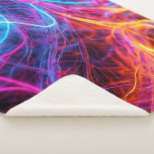 Couverture Sherpa Lignes de néon (3/4)