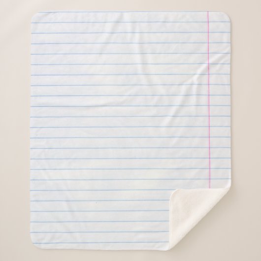 Couverture Sherpa Lignes de texture papier pour ordinateur portable (Devant)
