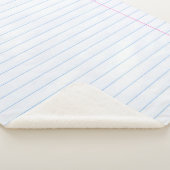 Couverture Sherpa Lignes de texture papier pour ordinateur portable (3/4)