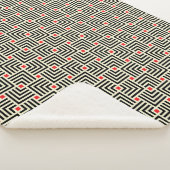 Couverture Sherpa Lignes géométriques motif (3/4)