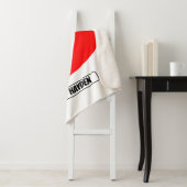 Couverture Sherpa Ligue de Justice | Superman Flying Noir Pop Art (En situation)