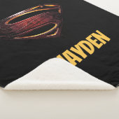 Couverture Sherpa Ligue de Justice | Symbole de superman métallique (3/4)
