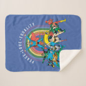 Couverture Sherpa Ligue de la Justice - Paix, Amour, Égalité (Devant (Horizontal))