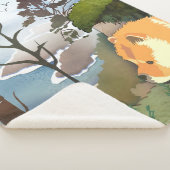 Couverture Sherpa LIL WEATHER Chow -Sherpa Blanche en 3 tailles (3/4)