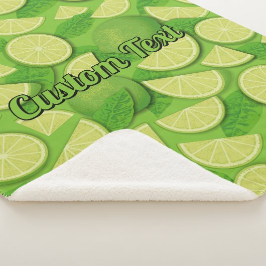Couverture Sherpa Lime (3/4)