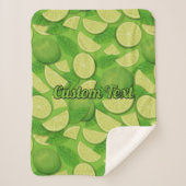 Couverture Sherpa Lime (Devant)