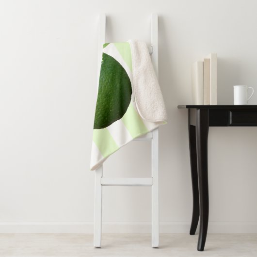 Couverture Sherpa Lime Sherpa Blanket (En situation)