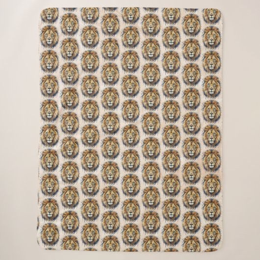 Couverture Sherpa Lion (Devant)