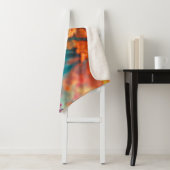 Couverture Sherpa Lion royal dans la conception forestière enchantée (En situation)