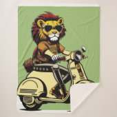 Couverture Sherpa Lion Sherpa Blanket (Devant)