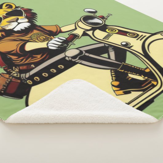 Couverture Sherpa Lion Sherpa Blanket (3/4)