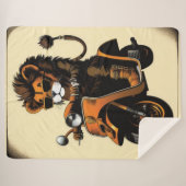 Couverture Sherpa Lion Sherpa Blanket (Devant (Horizontal))