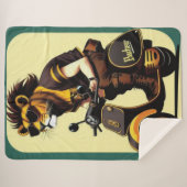 Couverture Sherpa Lion Sherpa Blanket (Devant (Horizontal))