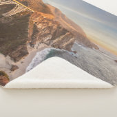 Couverture Sherpa Littoral | Bixby Bridge, Big Sur Californie (3/4)