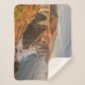 Couverture Sherpa Littoral | Bixby Bridge, Big Sur Californie (Devant)