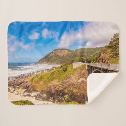 Couverture Sherpa Littoral | Chasme de Cook, Yachat, Oregon (Devant (Horizontal))