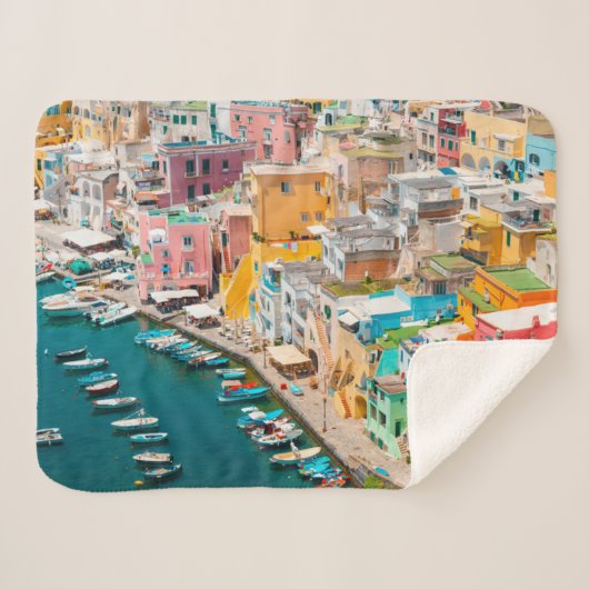 Couverture Sherpa Littoral | Naples Italie (Devant (Horizontal))
