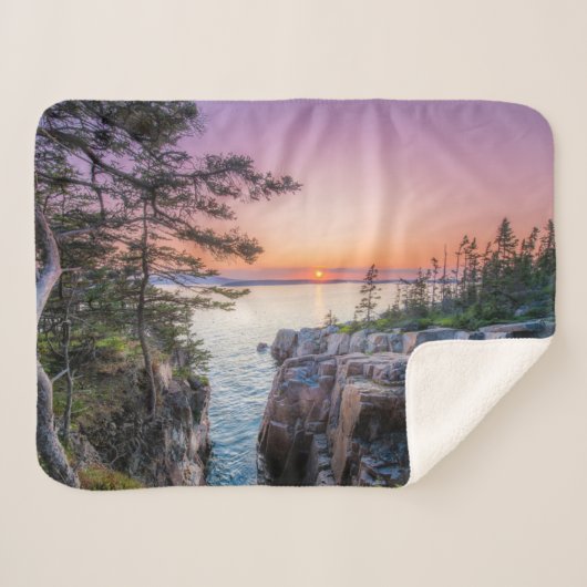 Couverture Sherpa Littoral | Parc national Ravens Nest Acadia Maine (Devant (Horizontal))
