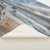 Couverture Sherpa Littoral | Stormy Big Sur, Californie (3/4)