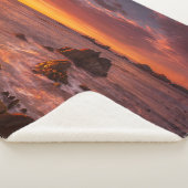 Couverture Sherpa Littoral | Sunset Pacific Grove Carmel California (3/4)