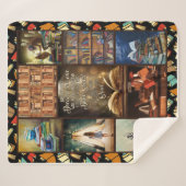 Couverture Sherpa Livre Lover Gift, Book Worm, I Love Reading Book (Devant (Horizontal))