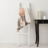 Couverture Sherpa Llama à selle dans le désert (En situation)