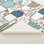 Couverture Sherpa Llama Cactus : Conception sans fil dessinée à la m (3/4)