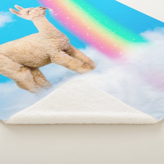 Couverture Sherpa Llama Licking Rainbow (3/4)