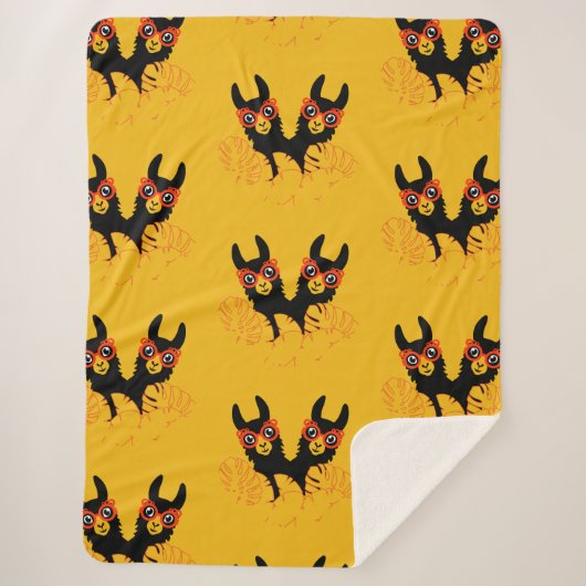 Couverture Sherpa Llama Sisters (Devant)