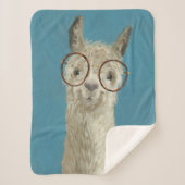 Couverture Sherpa Llama Spécifications - Lunettes rondes (Devant)