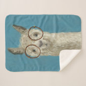 Couverture Sherpa Llama Spécifications - Lunettes rondes (Devant (Horizontal))