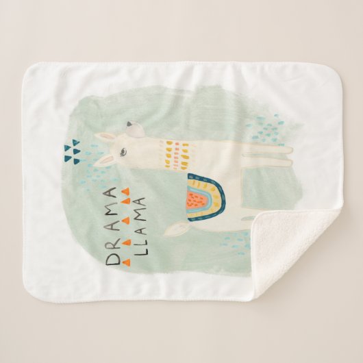 Couverture Sherpa Llama Squad - Drama Llama (Devant (Horizontal))