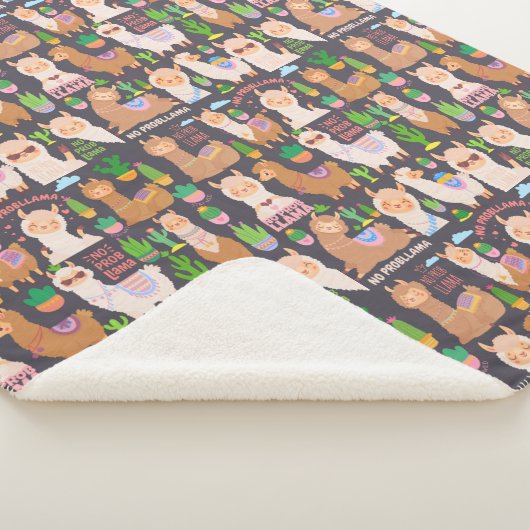 Couverture Sherpa Llamas (3/4)