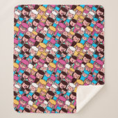 Couverture Sherpa Llamas Sherpa Blanket (Devant)